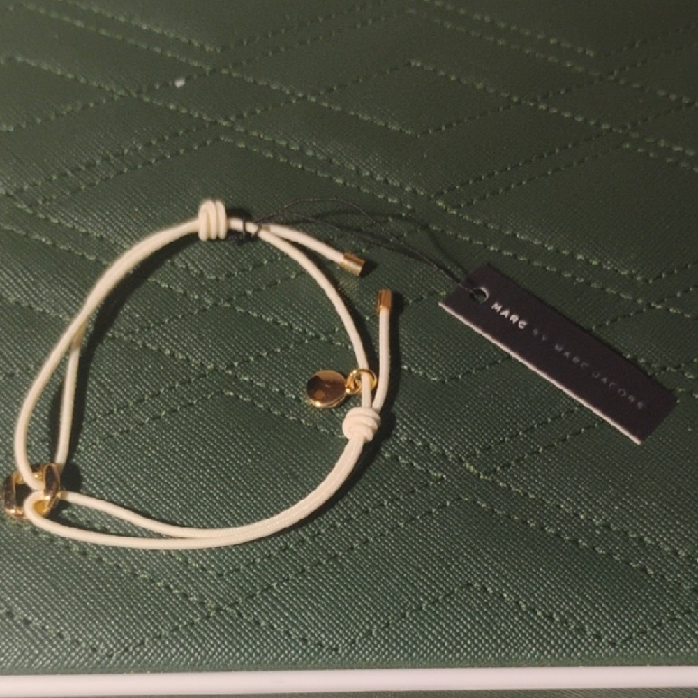 Marc By Marc Jacobs Cream and Gold Bracelet new with tags
